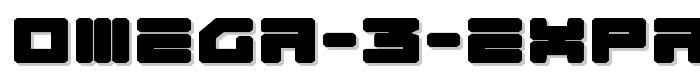 Omega%203%20Expanded font