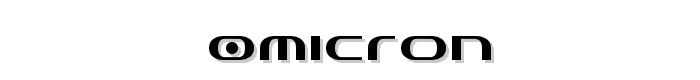 Omicron font