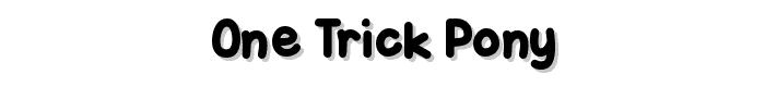 One%20Trick%20Pony font