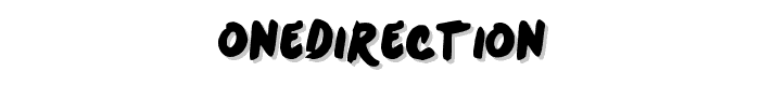 OneDirection font