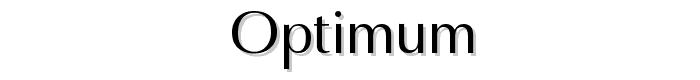 Optimum font