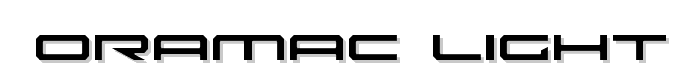 Oramac%20Light font