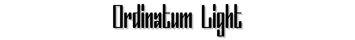 Ordinatum%20Light font