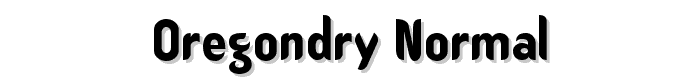 OregonDry%20Normal font