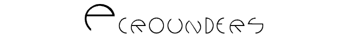 PCRounders font