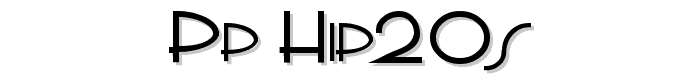 PP_Hip20s font