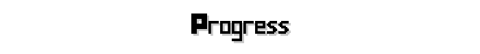 PROGRESS font