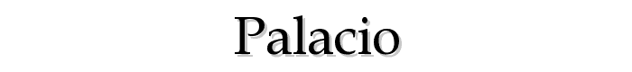 Palacio font