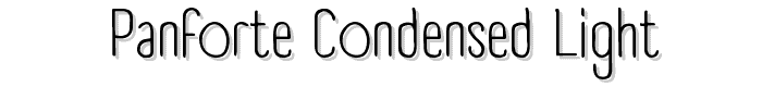 Panforte%20Condensed%20Light font