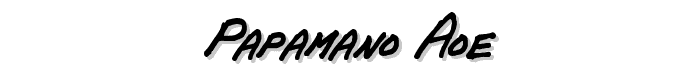 PapaMano%20AOE font