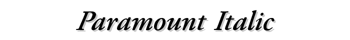 Paramount%20Italic font