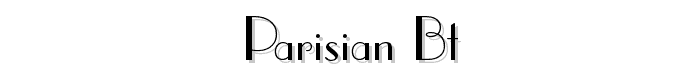 Parisian%20BT font