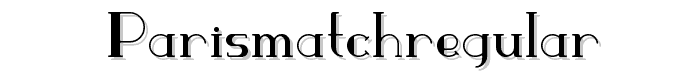 ParismatchRegular font