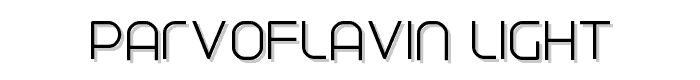 Parvoflavin%20Light font