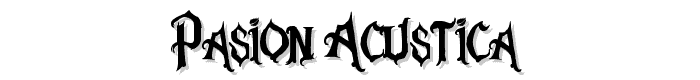 Pasion%20Acustica font