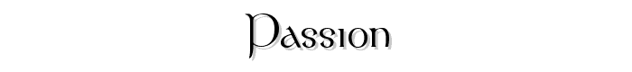 Passion font