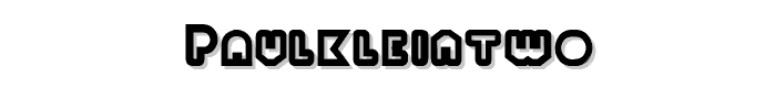 PaulKleinTwo font