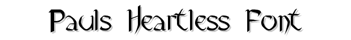 Pauls%20Heartless%20Font font