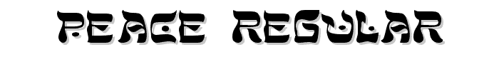 Peace%20Regular font