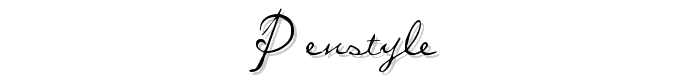 Penstyle font