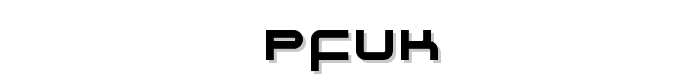 Pfuk font