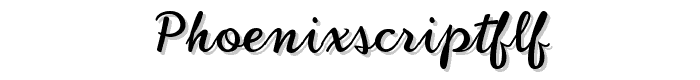 PhoenixScriptFLF font