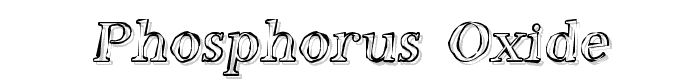 Phosphorus%20Oxide font