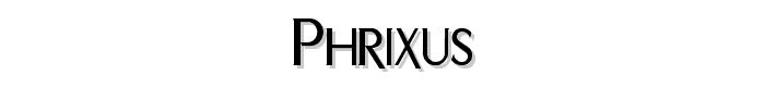 Phrixus font