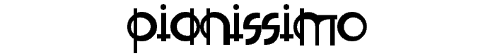 Pianissimo font