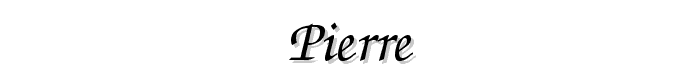 Pierre font