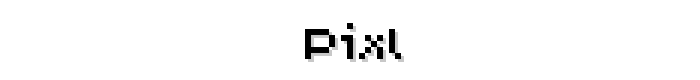 PixL font