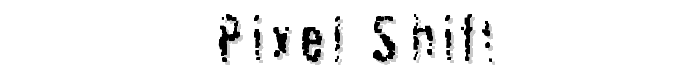 Pixel%20Shift font