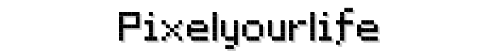 PixelYourLife font