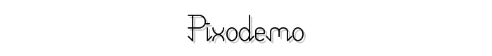 PixoDemo font