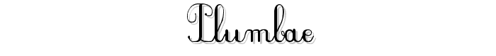 PlumBAE font