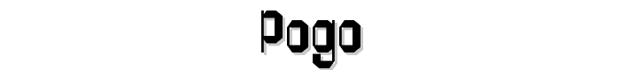 Pogo font