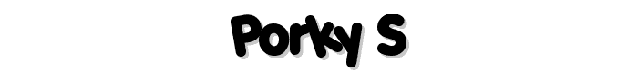 Porky%27s font