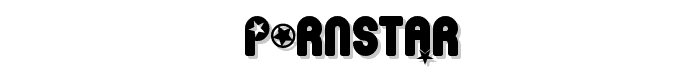 Pornstar font