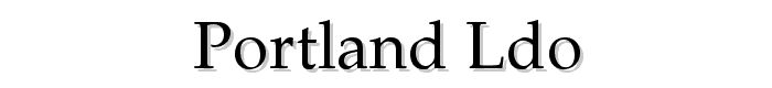 Portland%20LDO font