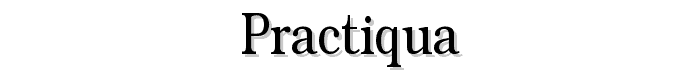 Practiqua font