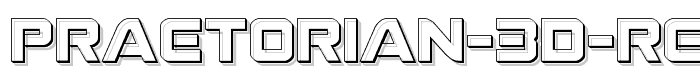 Praetorian%203D%20Regular font