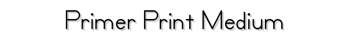 Primer%20Print%20Medium font