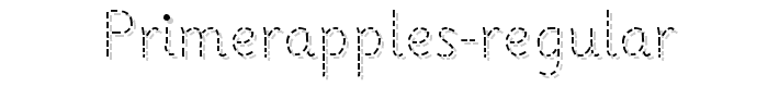 PrimerApples-Regular font