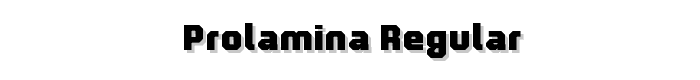 ProLamina%20Regular font