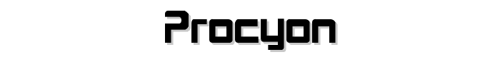 Procyon font