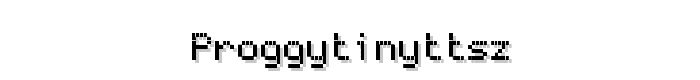 ProggyTinyTTSZ font