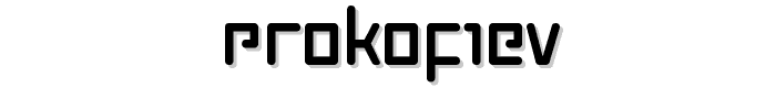 Prokofiev font