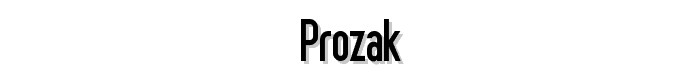 Prozak font