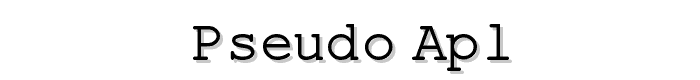 Pseudo%20APL font