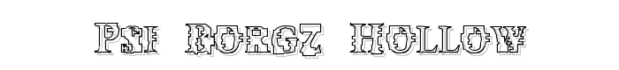 Psi%20Borgz%20Hollow font